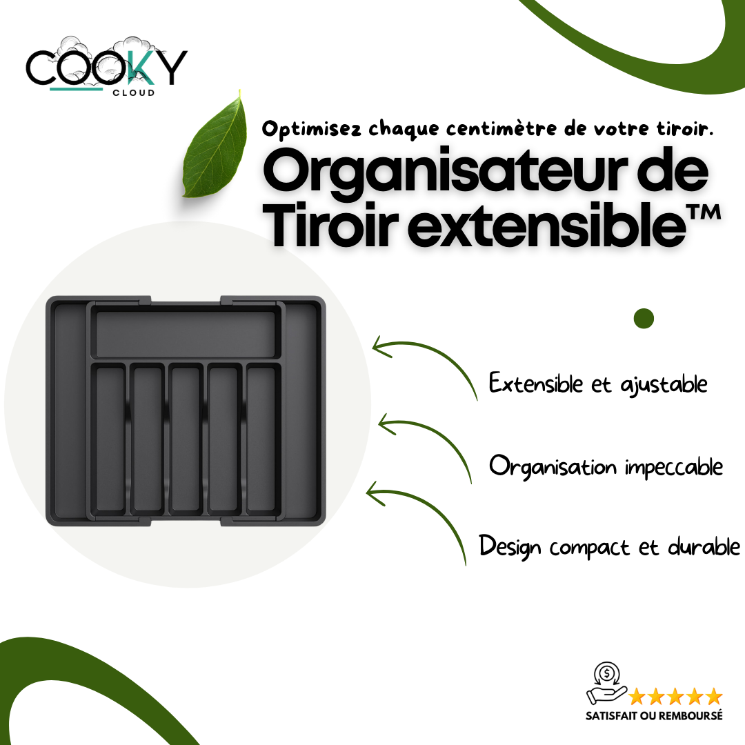 Organisateur de tiroir extensible