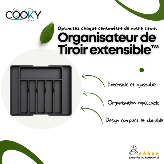 Organisateur de tiroir extensible