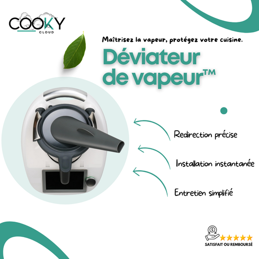 VapeurGuide™ - Déviateur de vapeur pour Thermomix