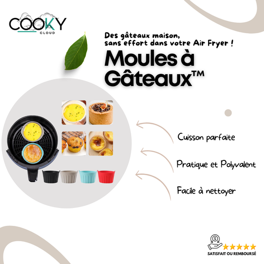 Moules à Gâteaux pour Air Fryer - 6PCS