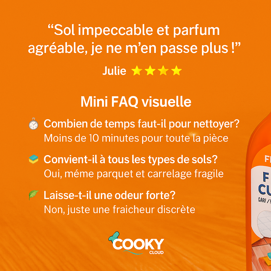 FloorCleaner - Puissant nettoyant désinfectant pour sols