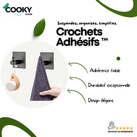 Crochets adhésifs premium